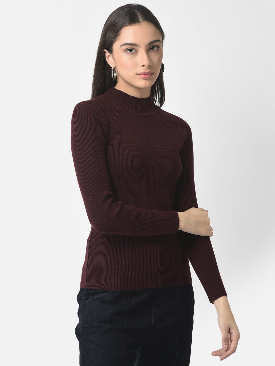  Burnt Maroon Sweater