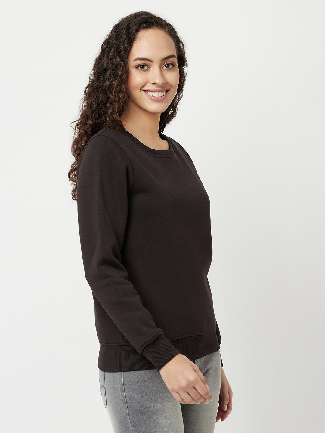 Black Sweatshirt-Women Sweatshirts-Crimsoune Club