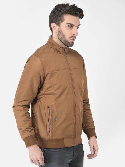  Bomber Jacket in Tan color