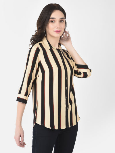 Buff Striped Shirt - Women Shirts