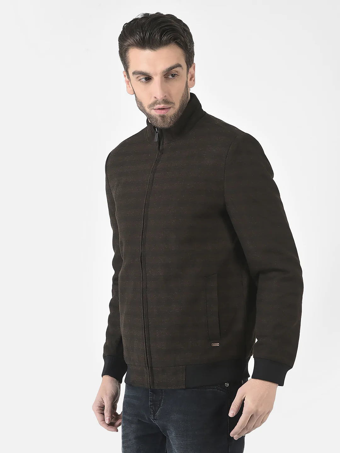  Brown Checkered Jacket 