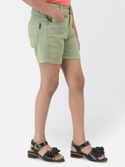 Olive Shorts - Girls Shorts