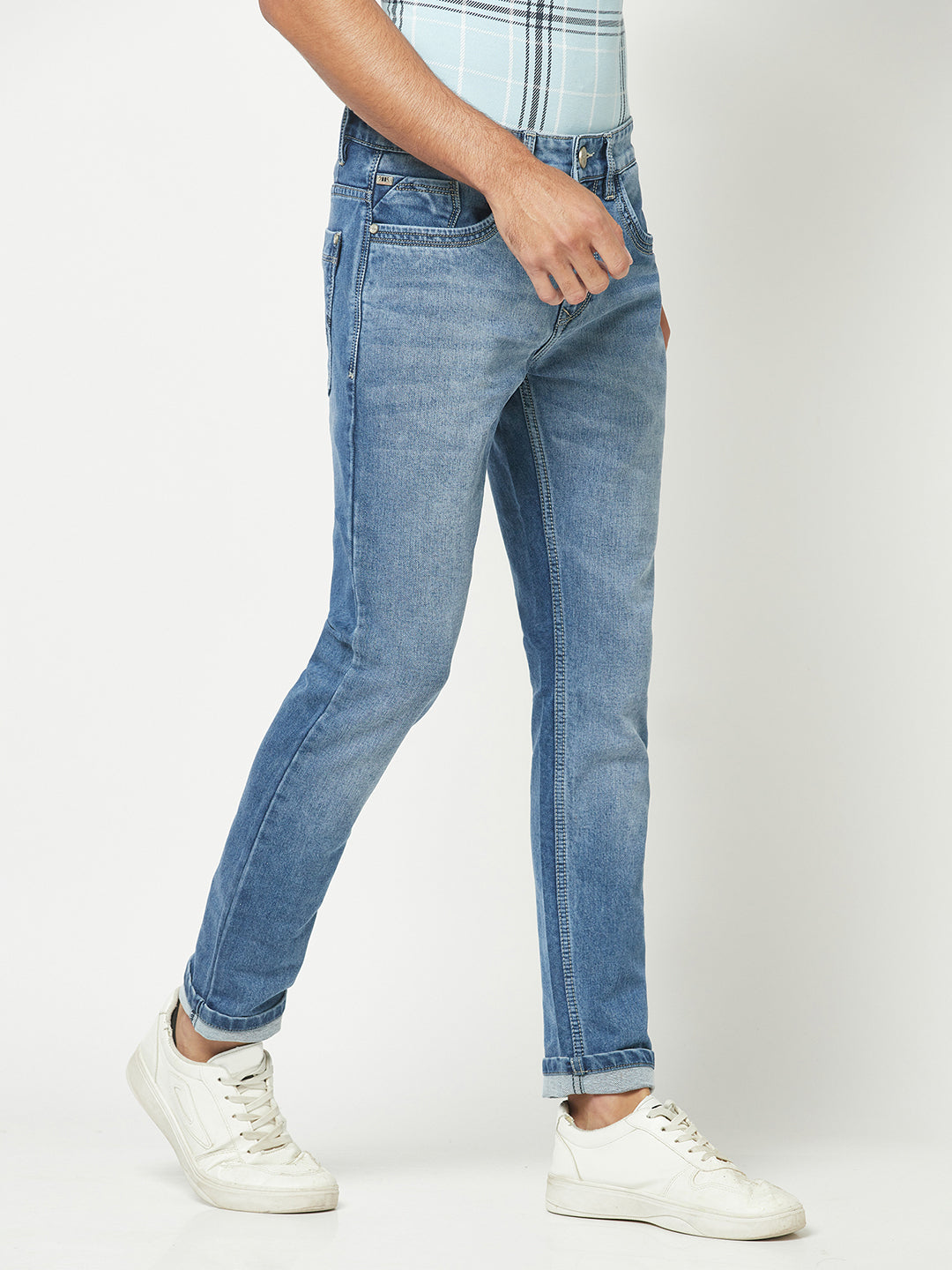 Buy Grey Jeans for Men by Crimsoune club Online | Ajio.com