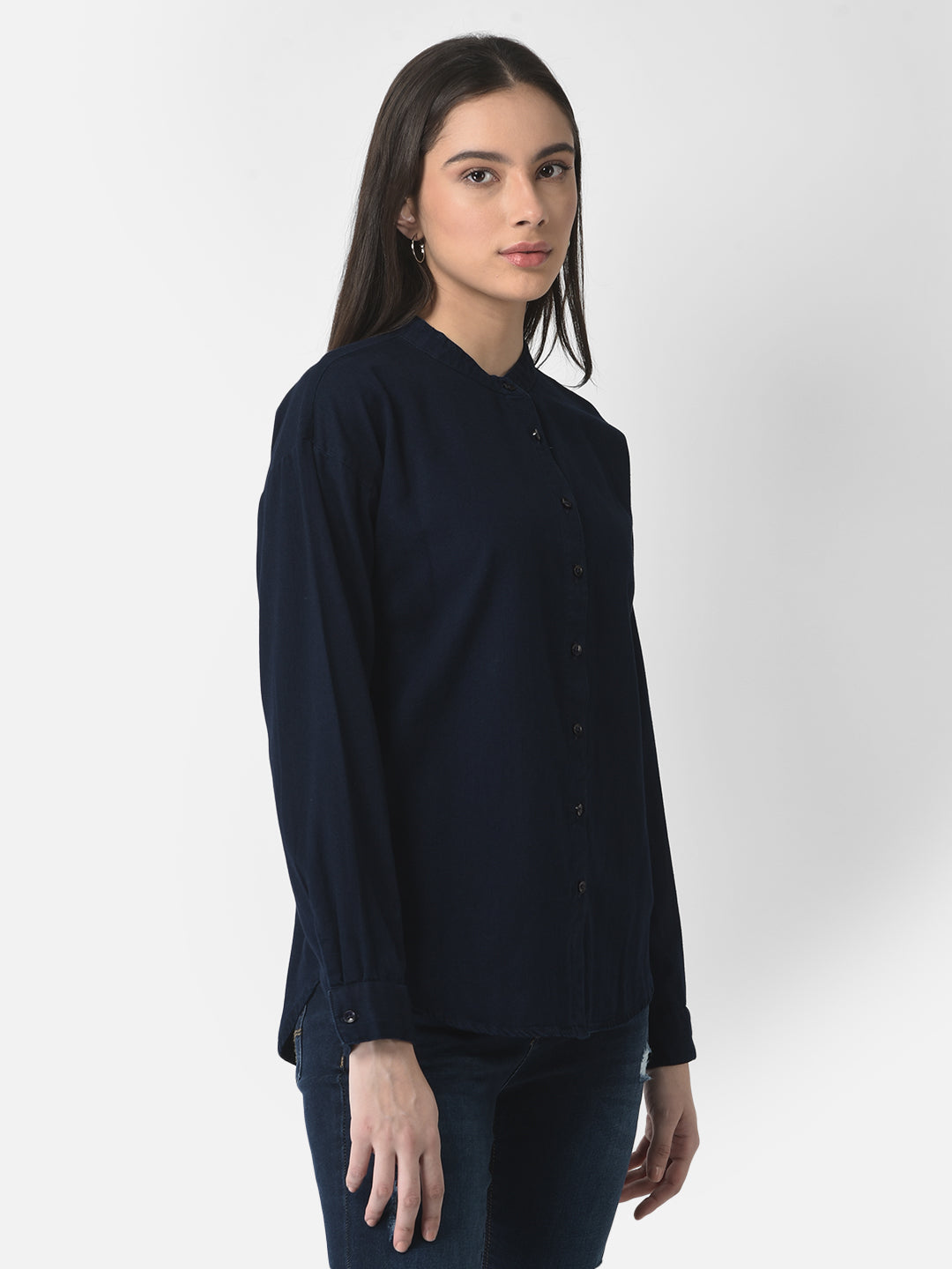  Simplistic Navy Blue Shirt