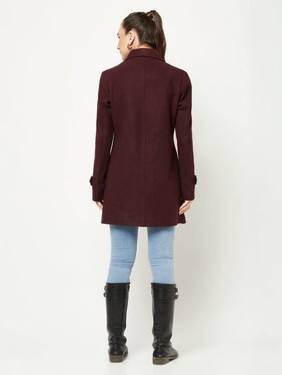  Maroon Over-Coat