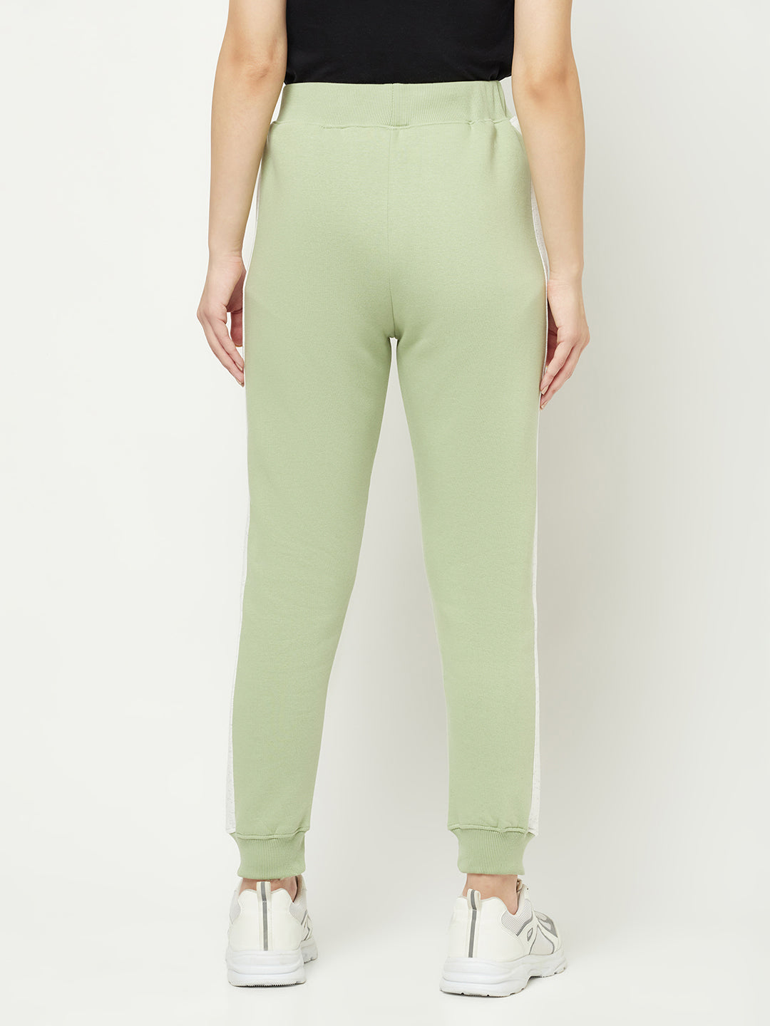  Mint Green Colour-Blocked Joggers