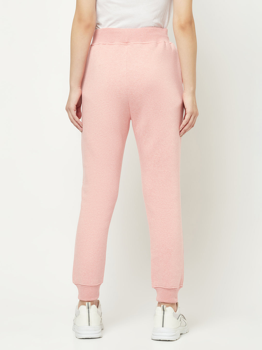  Pink Melange Joggers
