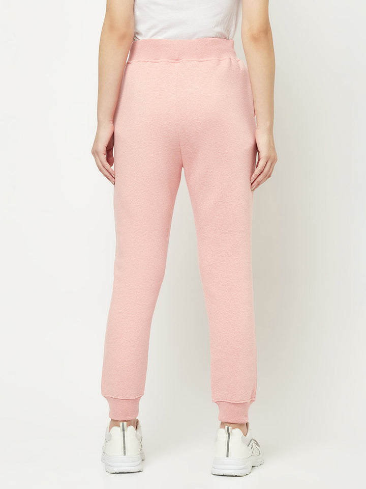  Pink Melange Joggers