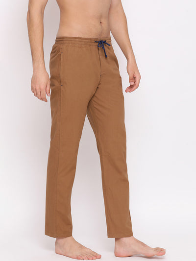 Brown Straight Lounge Pants - Men Lounge Pants