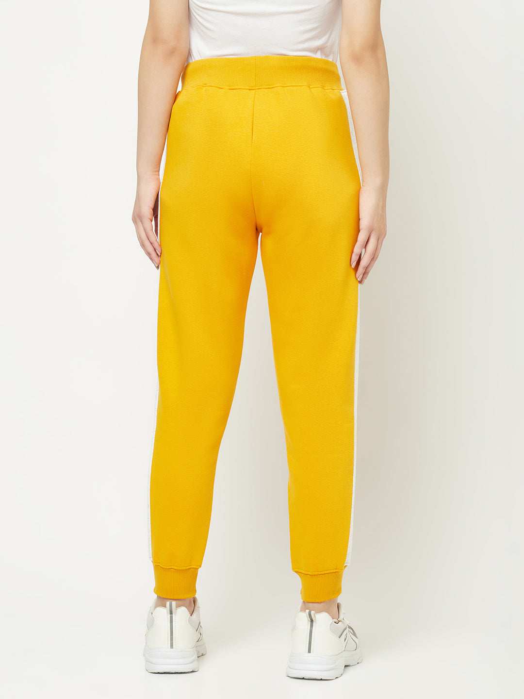  Yellow Colour-Blocked Joggers