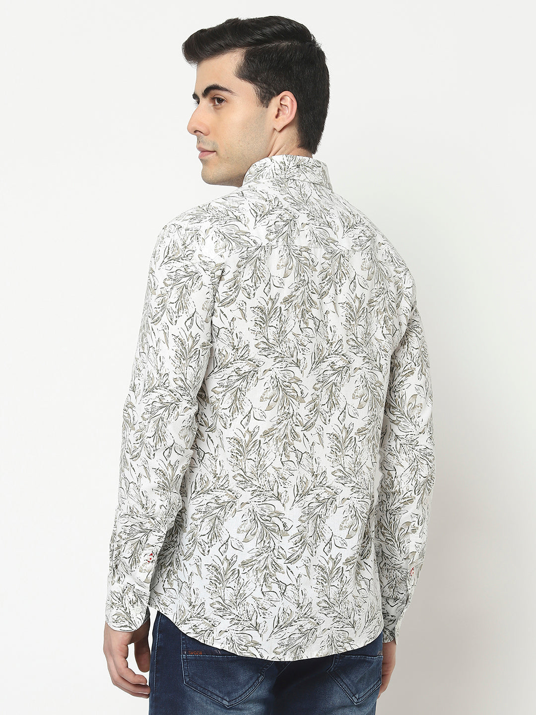  White Shirt in Floral Print