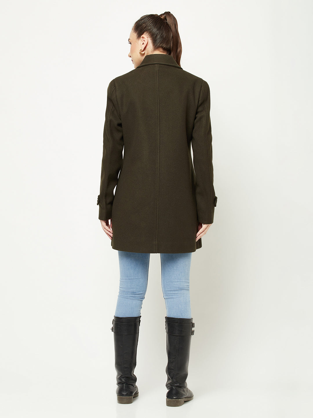  Olive Over-Coat