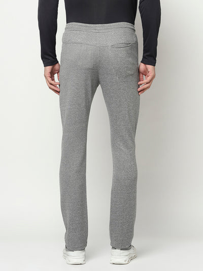 Grey Track Pants-Men Track Pants-Crimsoune Club