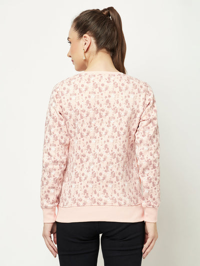  Pink Abstract Sweatshirt