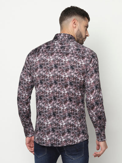 Multi-Colour Floral Shirt-Men Shirts-Crimsoune Club