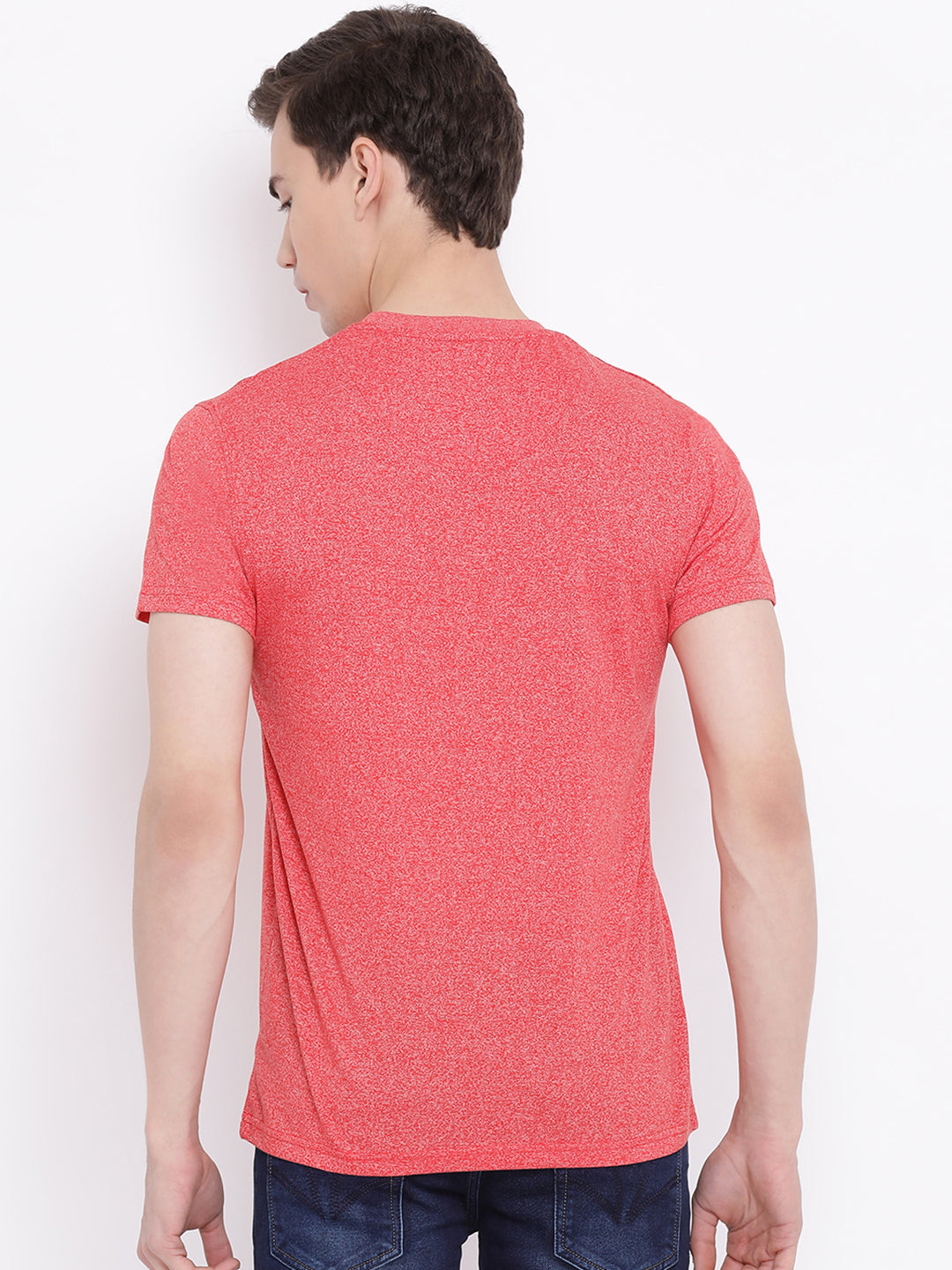 Red Printed T-Shirt - Men T-Shirts