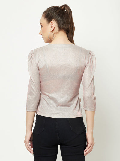  Pink Shimmer Top