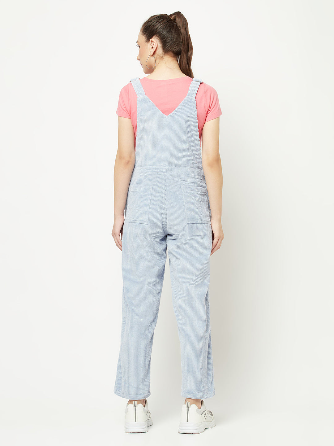  Light Blue Corduroy Dungaree