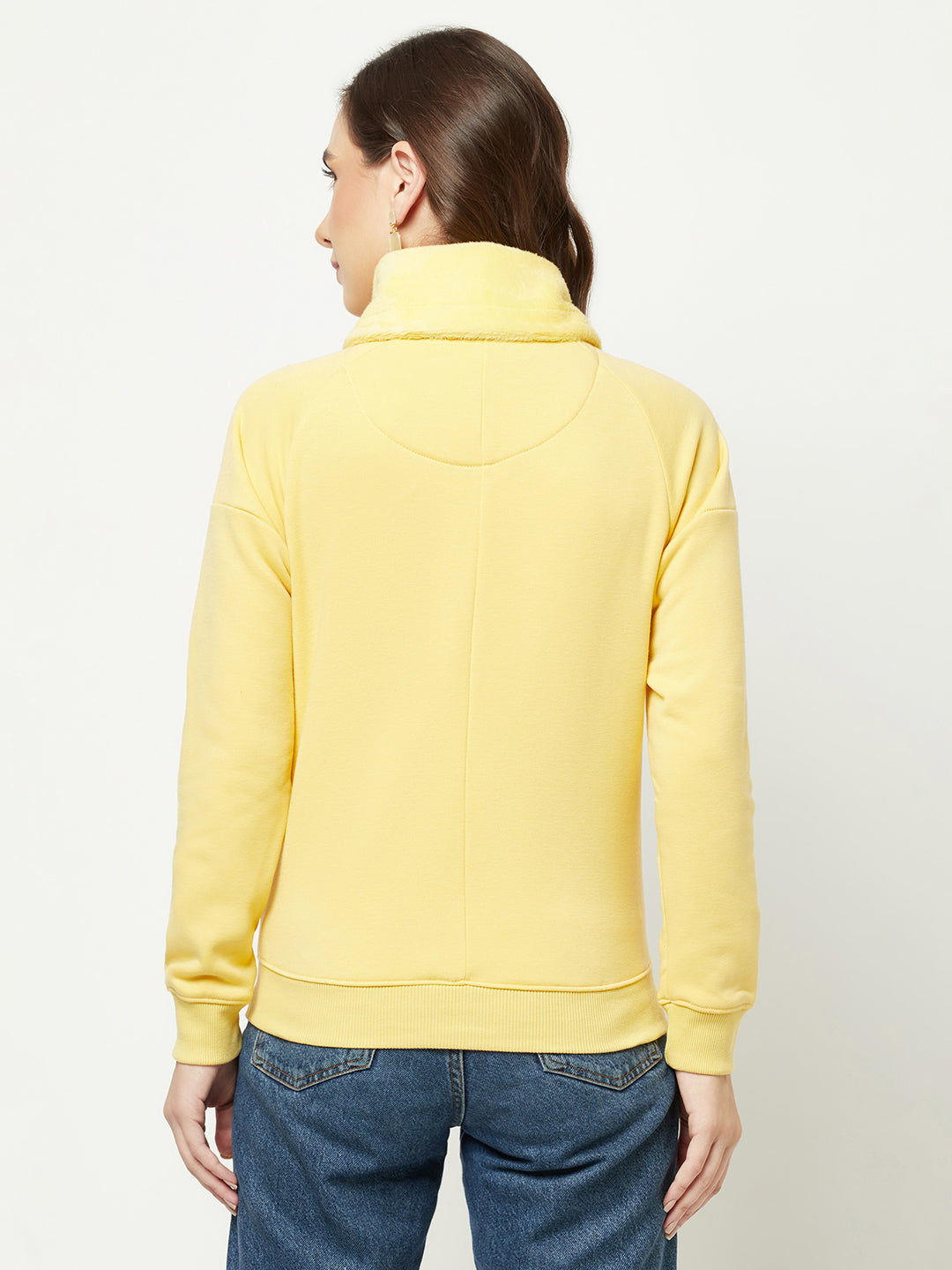  Yellow Typographic Sweatshirt 
