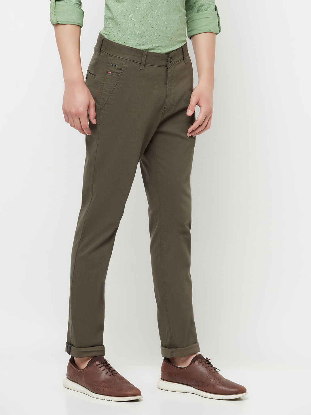 Olive Trousers - Men Trousers