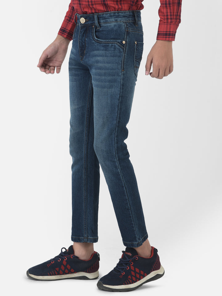 Lightly Fade Blue Jeans - Boys Jeans