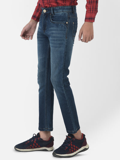 Lightly Fade Blue Jeans - Boys Jeans
