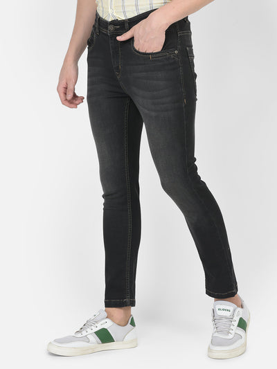  Dark Grey Light-Wash Jeans