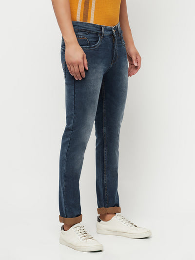Blue Light Fade Jeans - Men Jeans