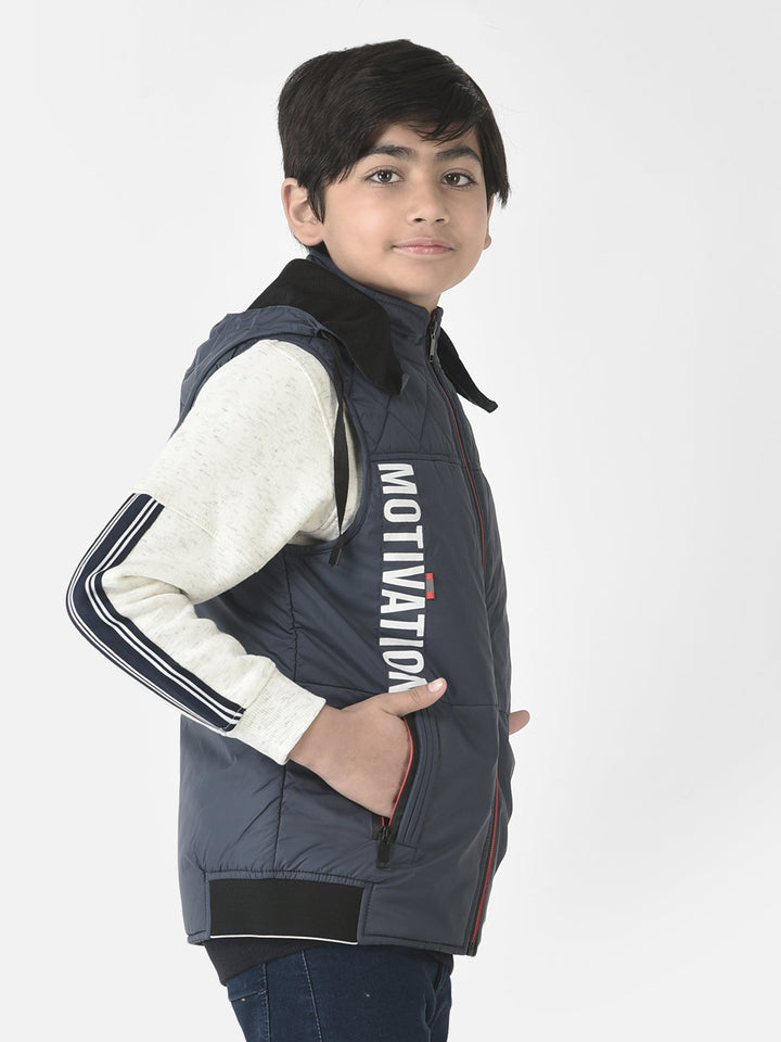  Navy Blue Motivation Gilet