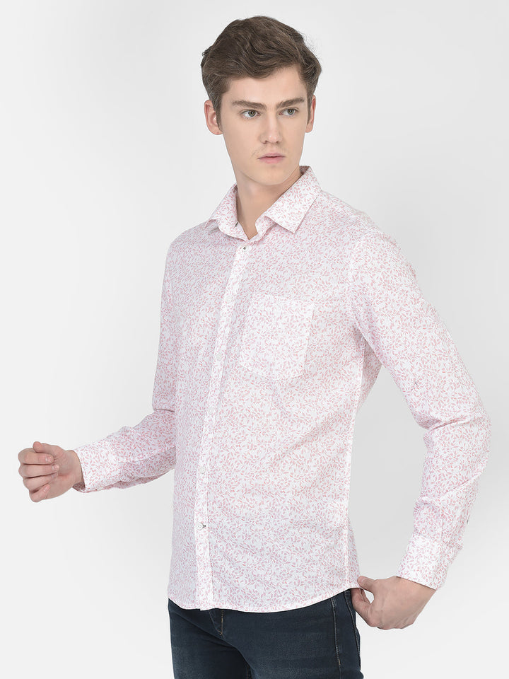  White Floral Shirt
