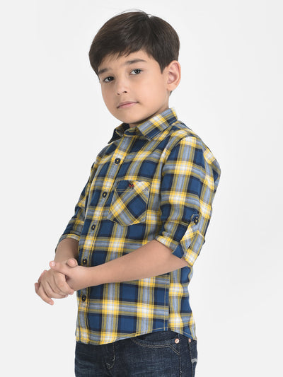 Multi Colored Shirt in Tartan Checks 