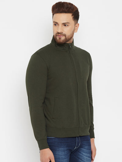 Olive Sweatshirt - Men Sweatshirts