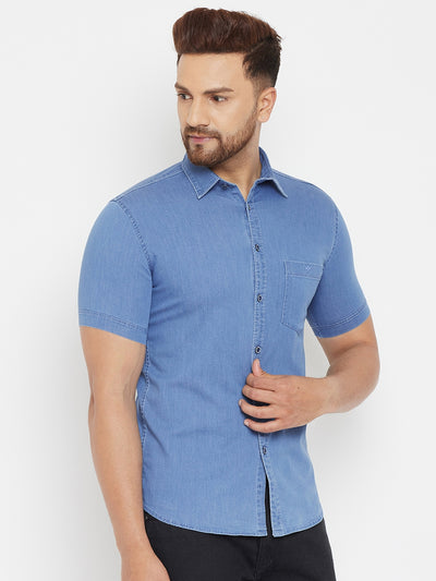 Blue Shirt - Men Shirts