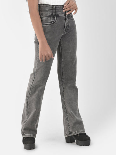  High-Rise Boot-Cut Jeans