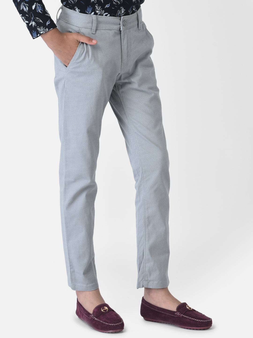 Grey Trousers-Boys Trousers-Crimsoune Club