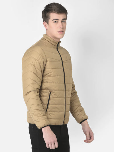  Camel Brown Padded Jacket 