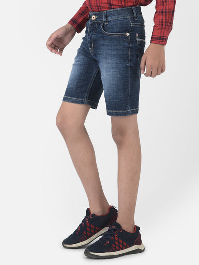 Light Fade Blue Denim Shorts - Boys Shorts