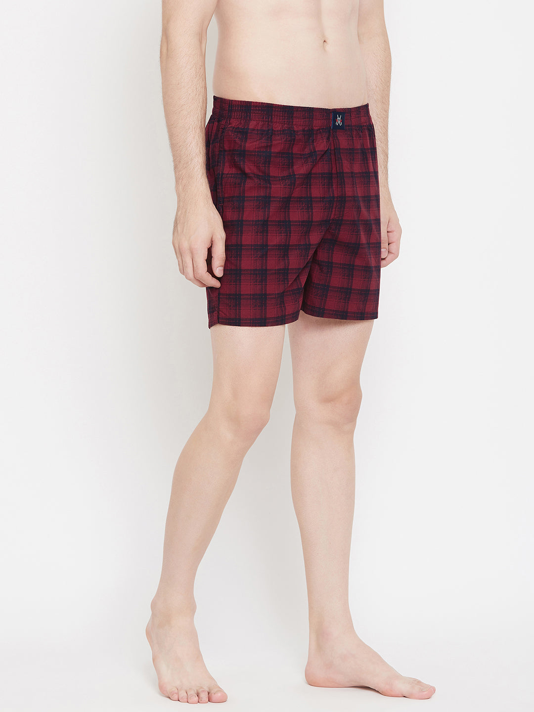 Red Checked boxers - Men Boxers