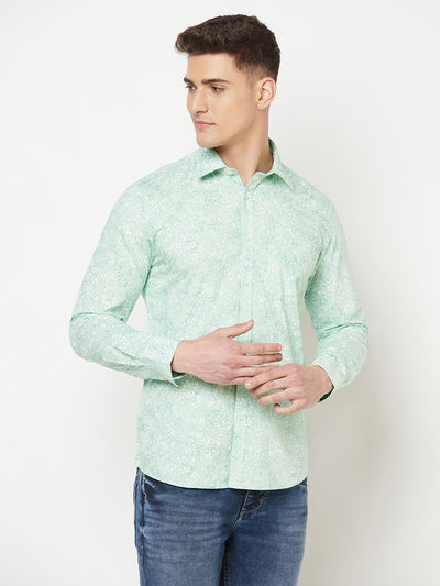 Green Casual Shirt - Men Shirts