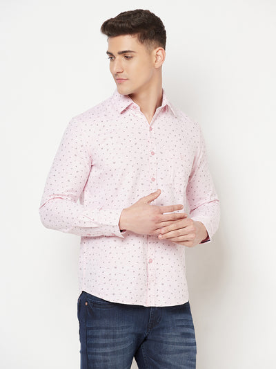 Pink Floral Shirt - Men Shirts