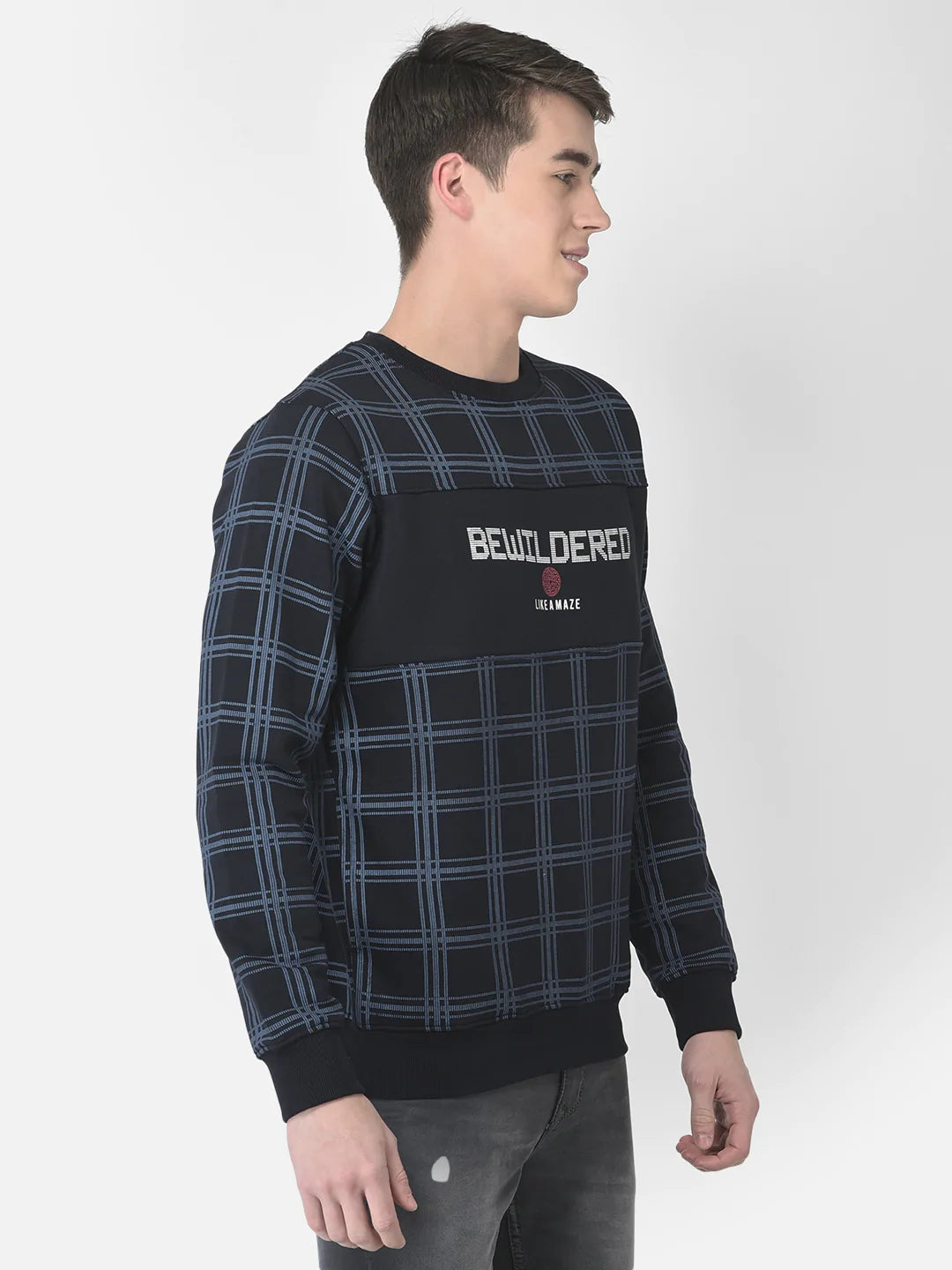  Navy Blue Bewildered Sweatshirt