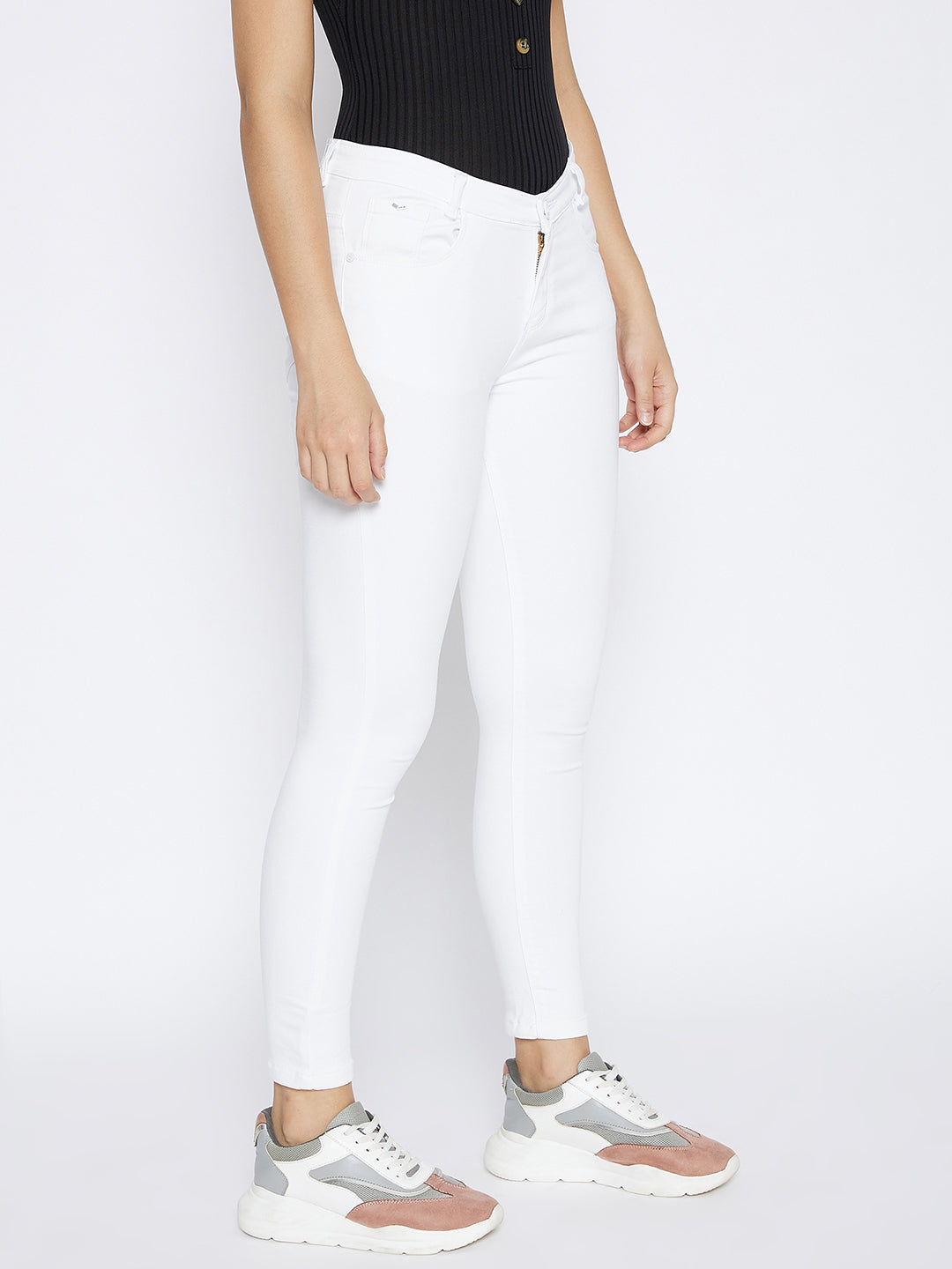 White Super Skinny Fit Jeans - Women Jeans
