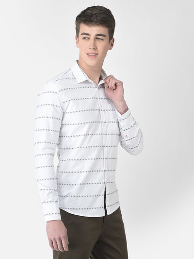  Abstract Striped Shirt 