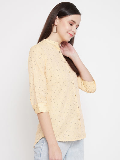 Printed Slim Fit Casual Shirt - Women Shirts