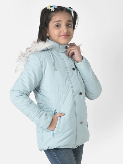  Sky Blue Padded Jacket