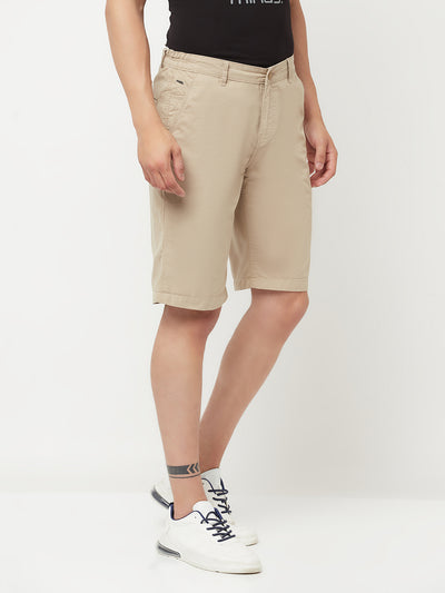 Beige Shorts - Men Shorts