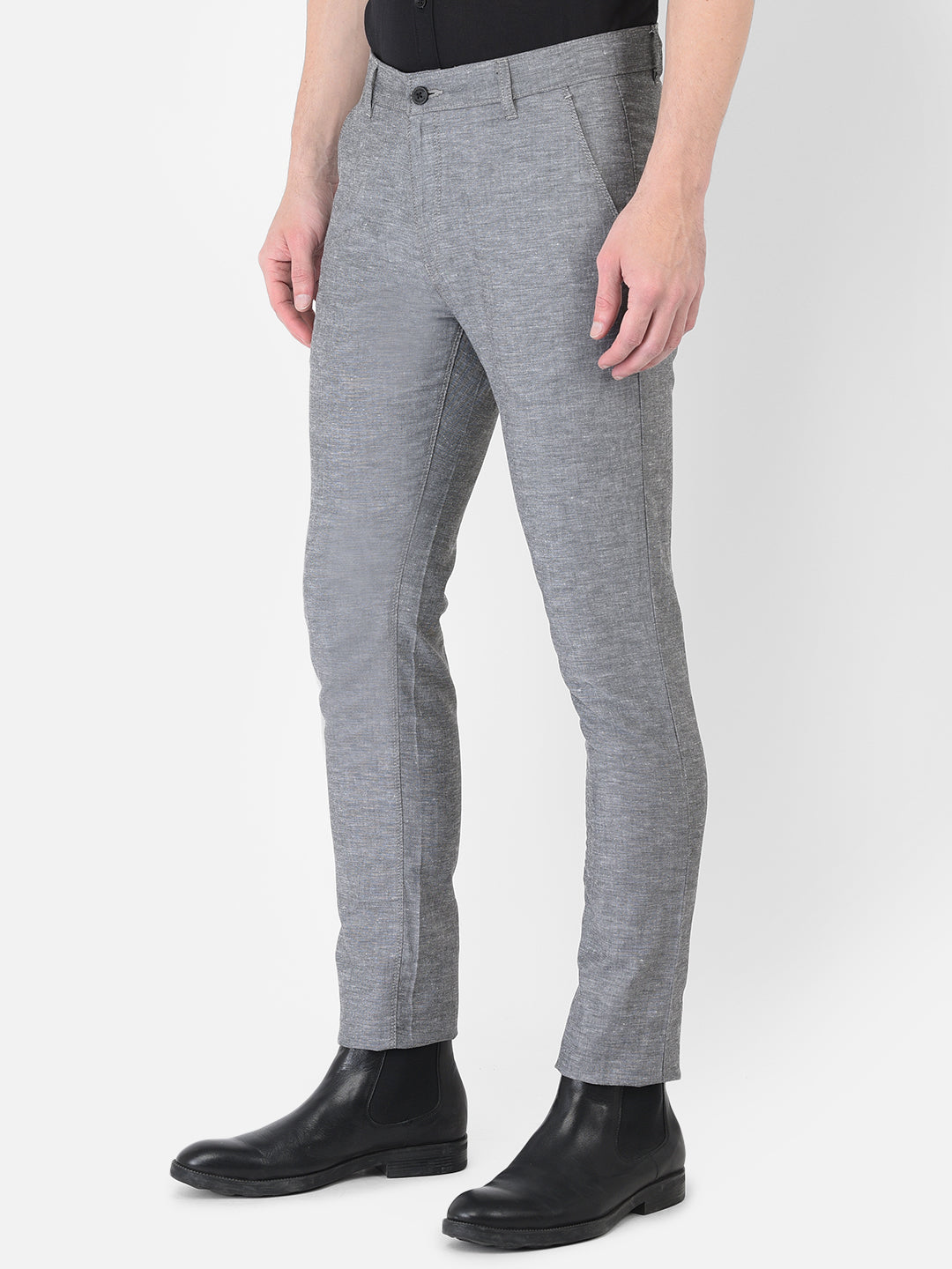 Grey Trousers - Men Trousers