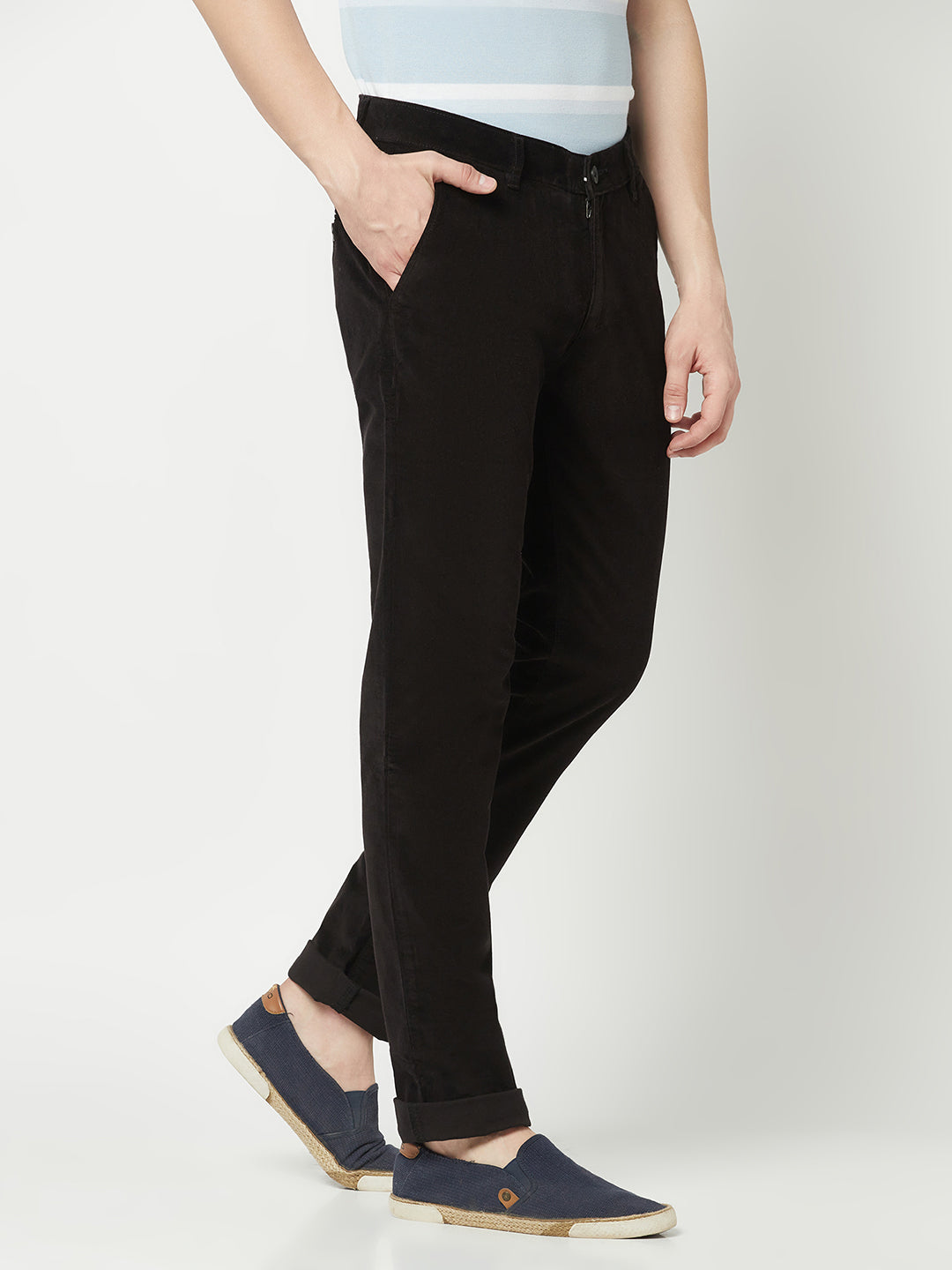  Black Corduroy Trousers