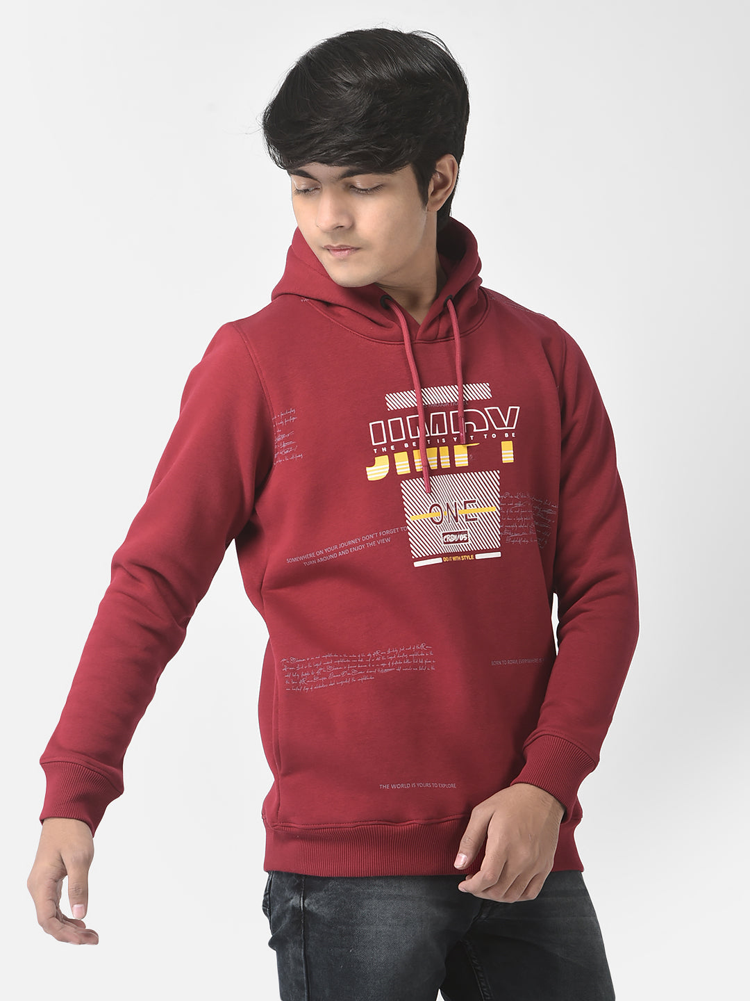  Maroon Jimpy Graphic Sweatshirt