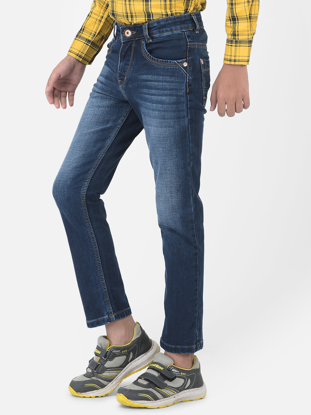 Light Fade Blue Jeans - Boys Jeans